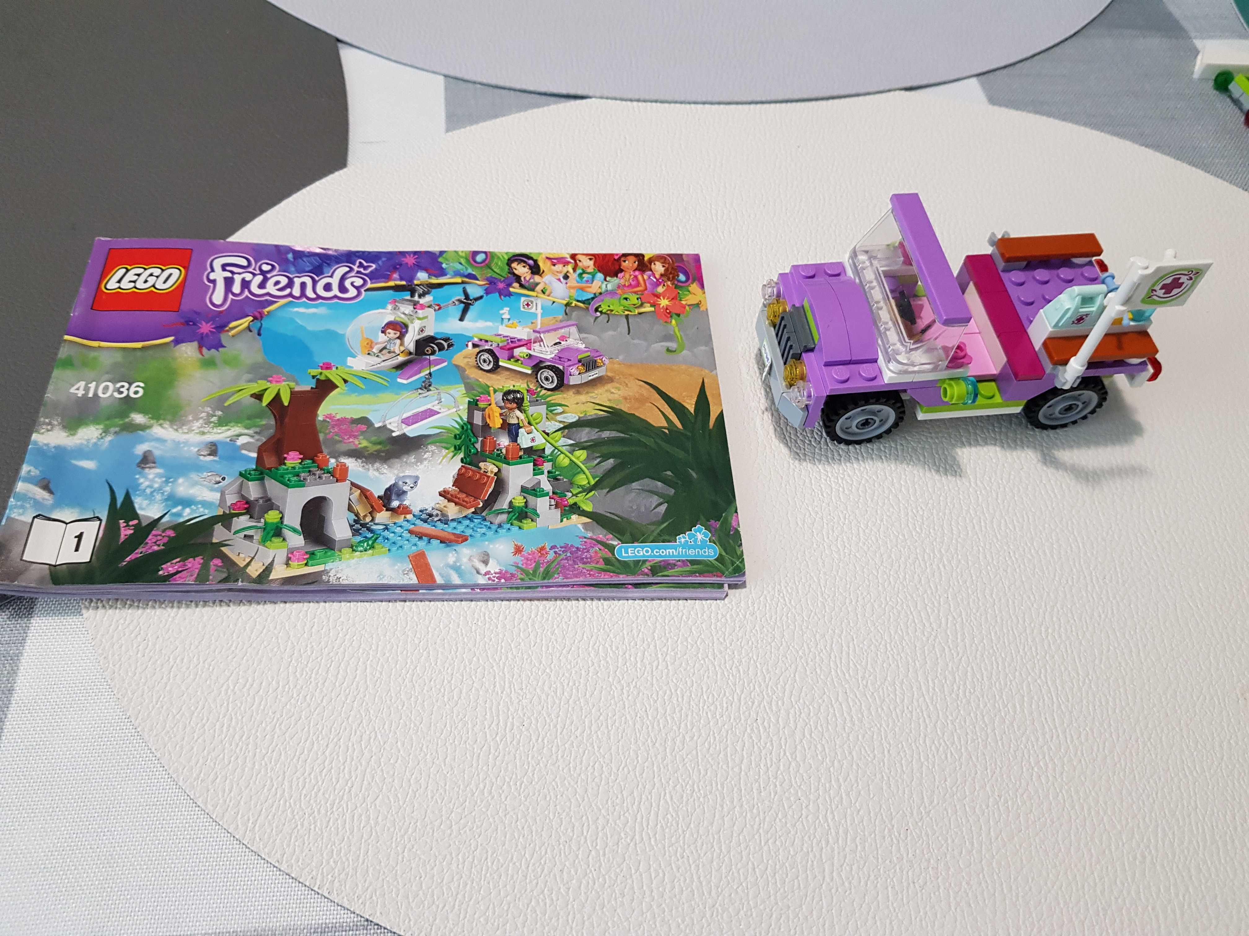 LEGO Friends 41125 przyczepa Vet dla koni+samochodzik Vet z 41036