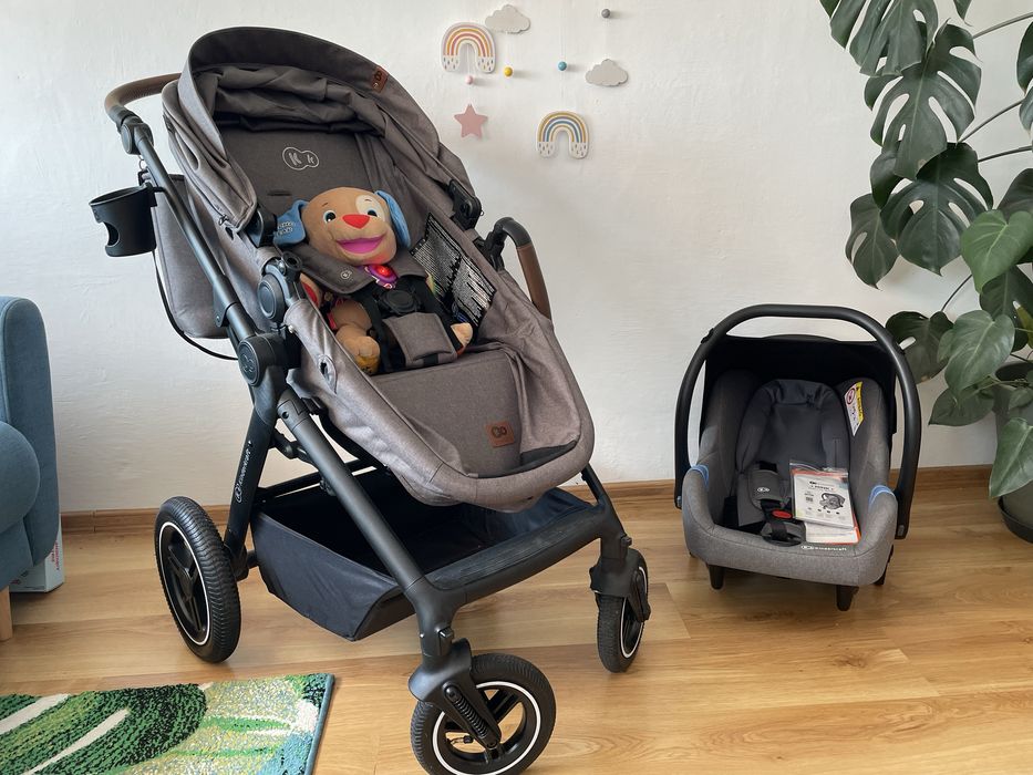 Wózek dziecięcy 3w1 Kinderkraft B-Tour z fotelikiem Mink