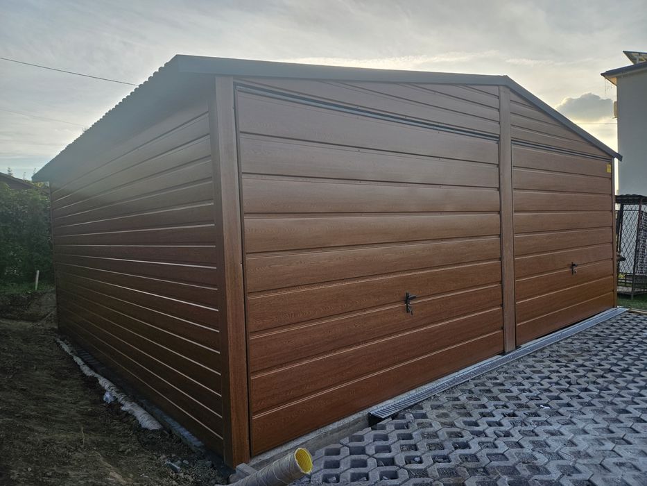 6x5.8 MAŁ Garaze Blaszane Garaż Blaszany Blaszak Blaszaki Producent