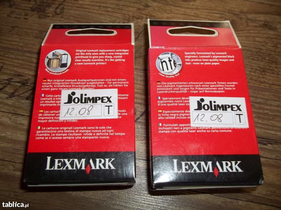 tusz lexmark 82 83 oryginalny black kolor color czarny okazja