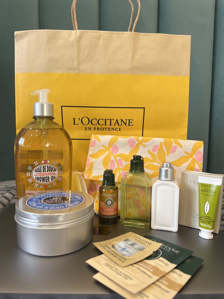 Подарунок Loccitane набір Олія/ Крем/ Мініатюри Нове