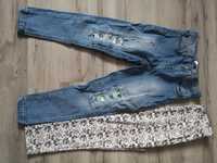 Spodnie jeansy getry 110