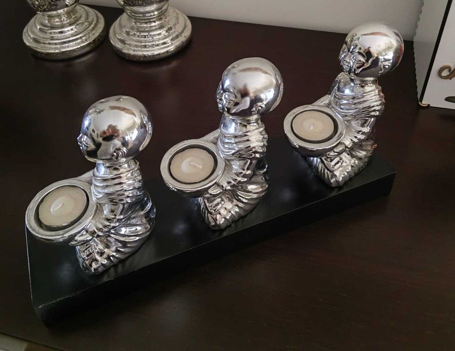 Suporte para a Velas em formato de Buda