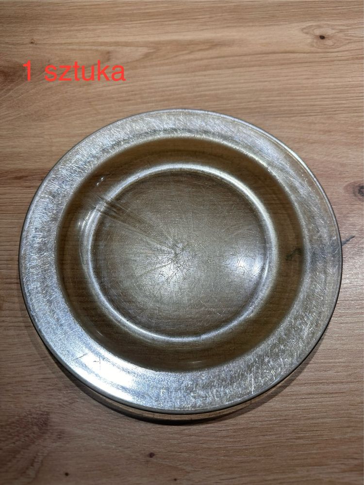 Talerze deserowe plaskie 19,5 cm dymne Duralex 12 sztuk