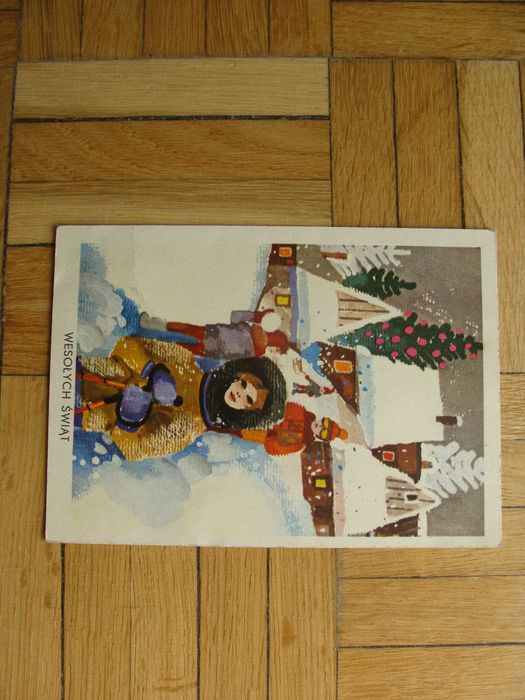 Pocztówka  Wesołych Świąt  Zbigniew Rychlicki