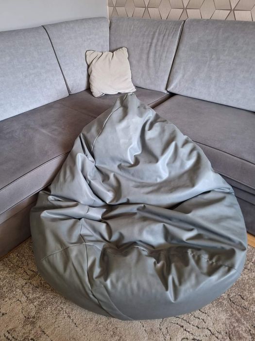 Pufa poduszka kulki styropianowe