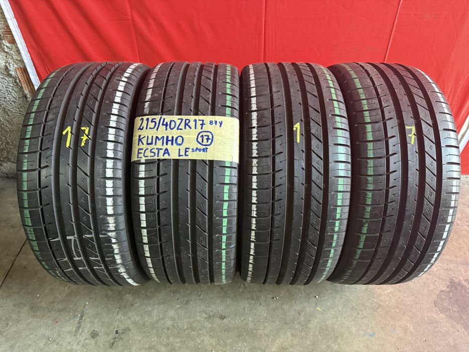 Pneus 215/40/17 Kumho impecaveis Todos Iguais