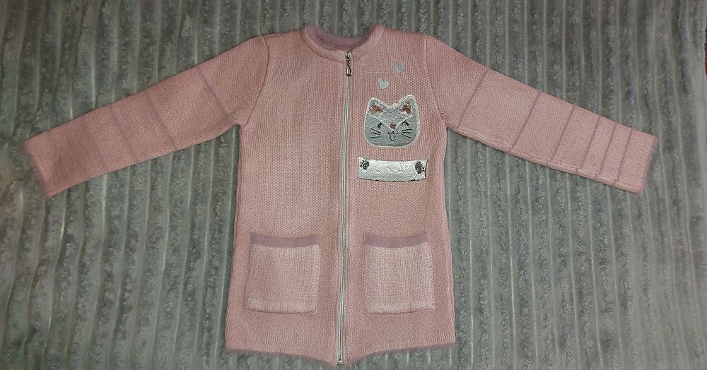 Тепла кофта-кардиган 122-128
