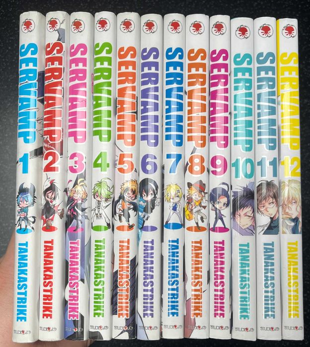 Komplet Mangi SERVAMP 1,2,3,4,5,6,7,8,9,10,11,12