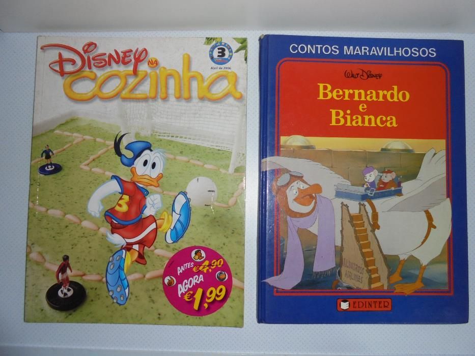 Livros Disney Bernardo e Bianca / Pato Donald na cozinha