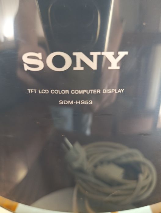 Monitor Sony a funcionar