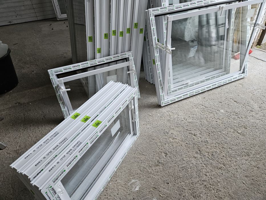 Okna Pcv Gospodarcze (pakiet 2-szybowy) - Duży Skład - Różne Wymiary