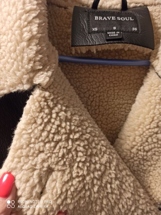 Дубленка очень тёплая и стильная