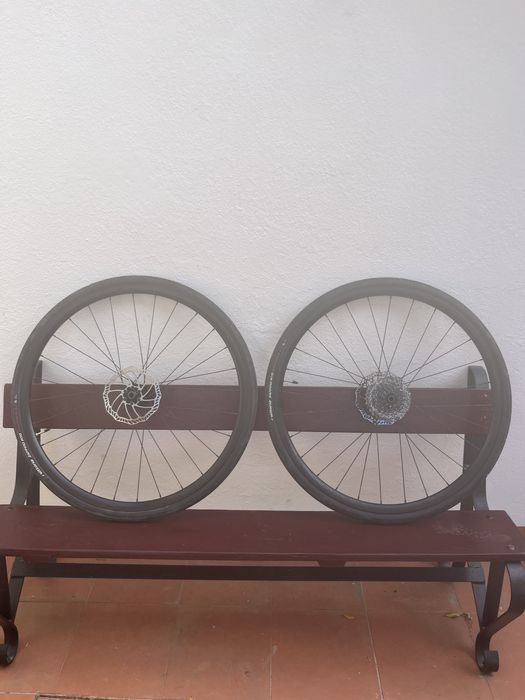 Rodas disco bicicleta estrada