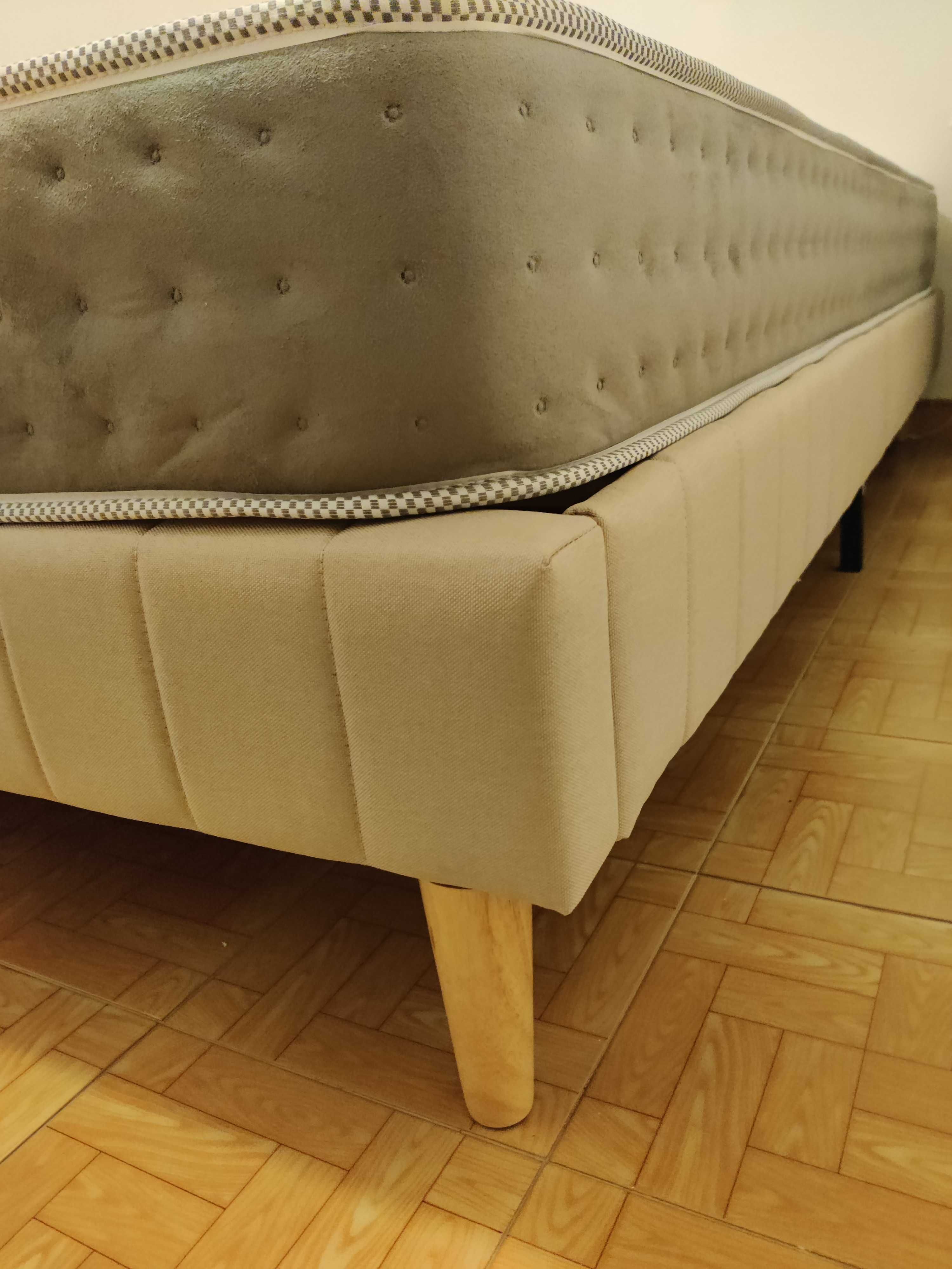 Cama e colchão quase novos 160x200