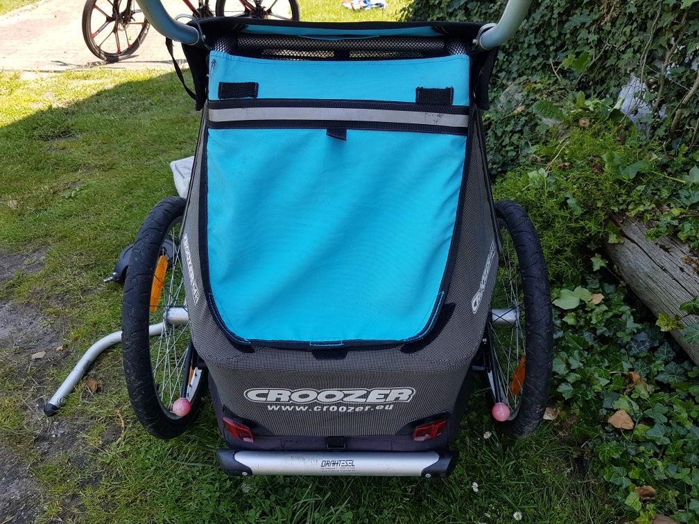 Croozer kid for 1 przyczepka rowerowa riksza wózek biegowy  3w1