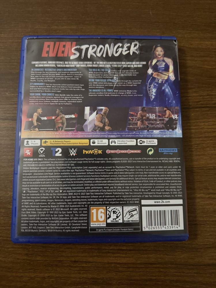 Gra W2K23 Wrestling 2023 Playstation 5