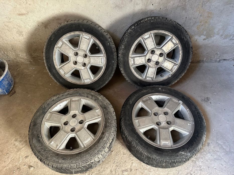 Титанові Диски 4*100 з Зимовою Резиною Nokian Nordman 195/55 R15