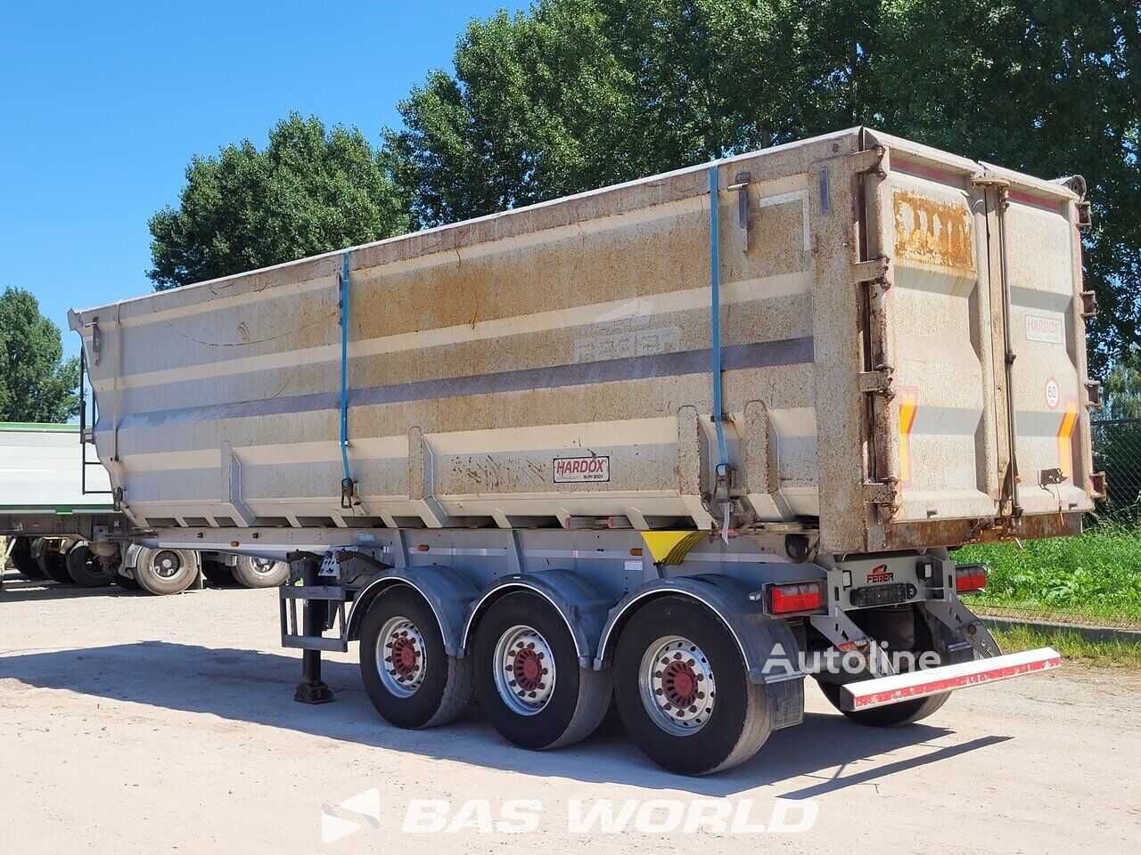 Reboque basculante Feber NW Hardox 40m3/Galera