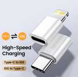 Переходник, адаптер, перехідник lightning type c
