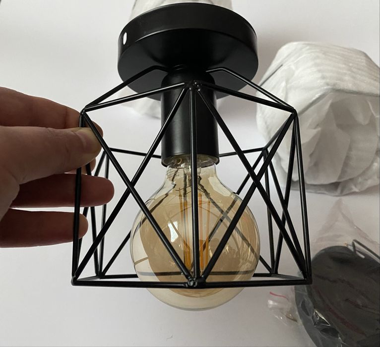 Світильник абажур люстра лофт вінтаж +лампа