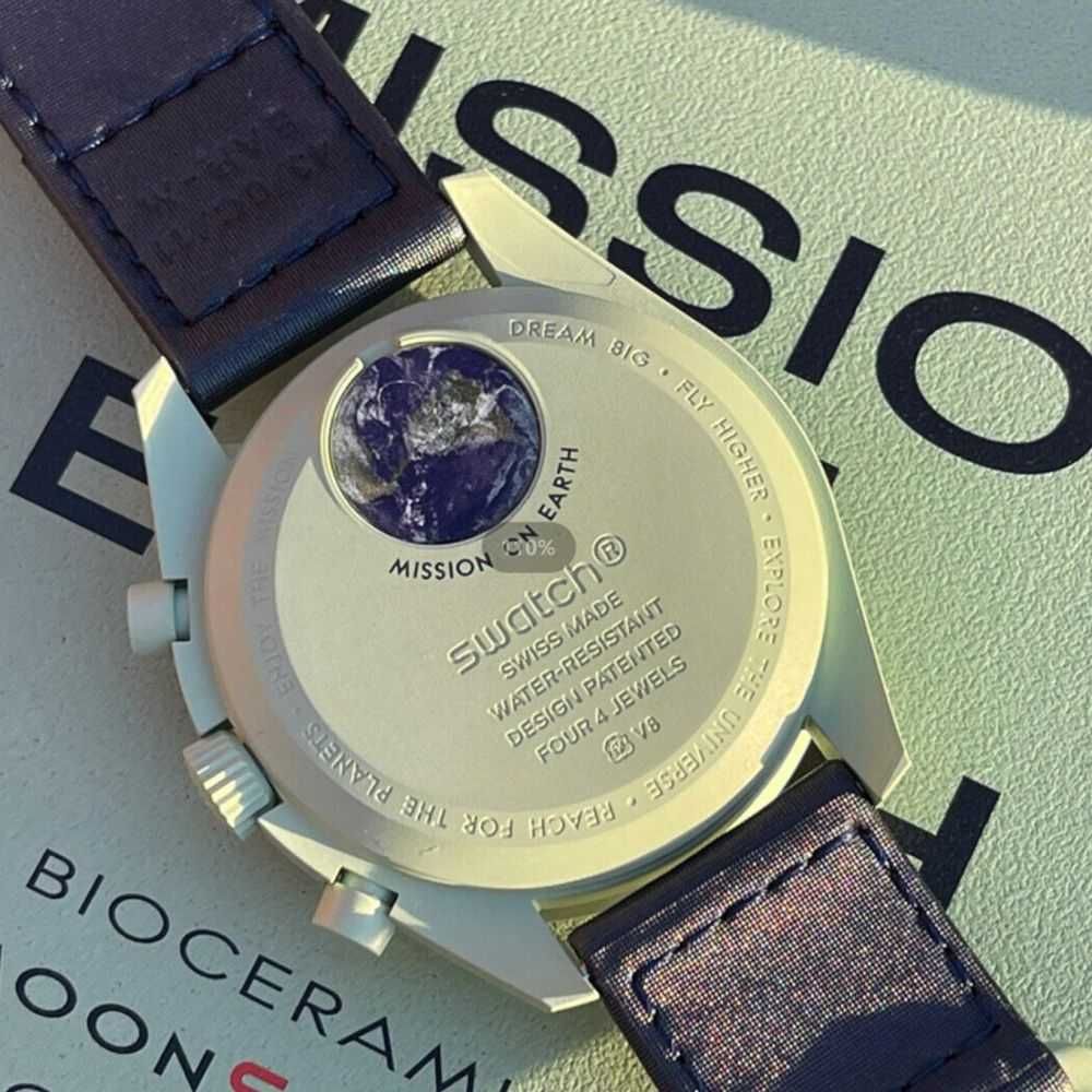 Omega x Swatch Earth SO33G100: Styl i Technologia