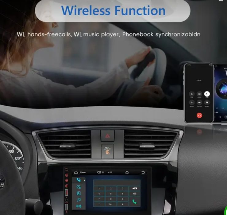 Rádio  2din touch de carro