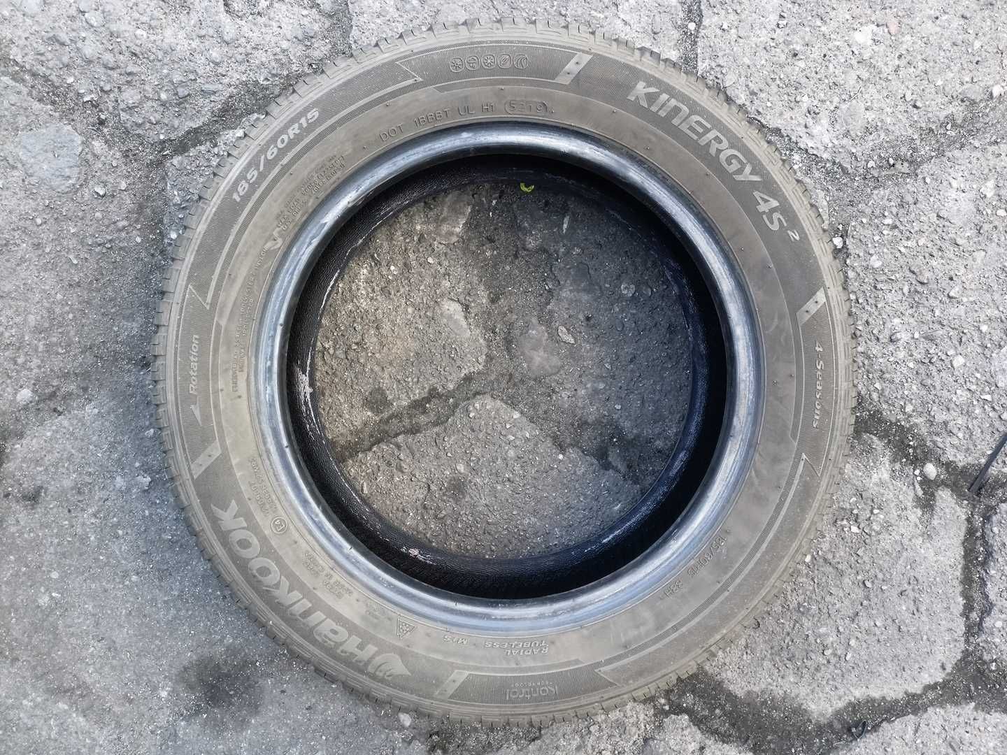 185/60R15 Hankook Kinergy 4S2 para opon całoroczne 6,2mm nr5660