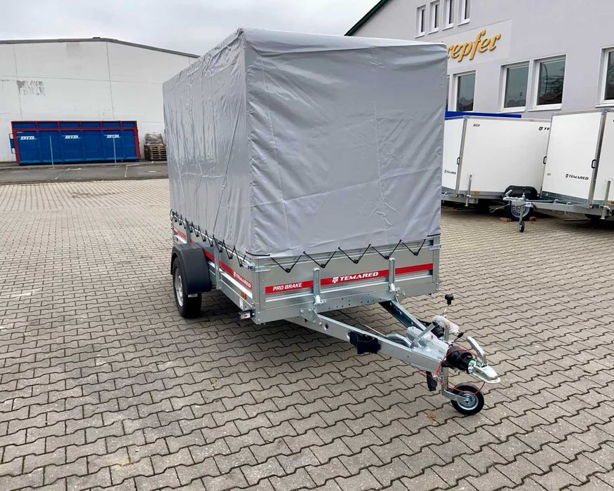 TEMARED 3015 – Przyczepa 297 x 150 x 170 cm, DMC 750 kg, NOWA, COC