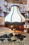 Lampka mosiężna nocna ,lampa ozdobna