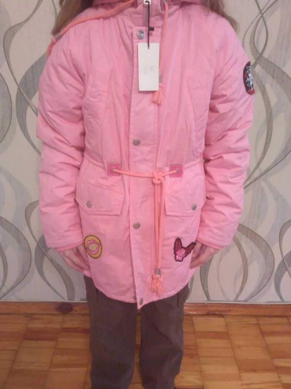Осінньо-зимова куртка для дівчинки