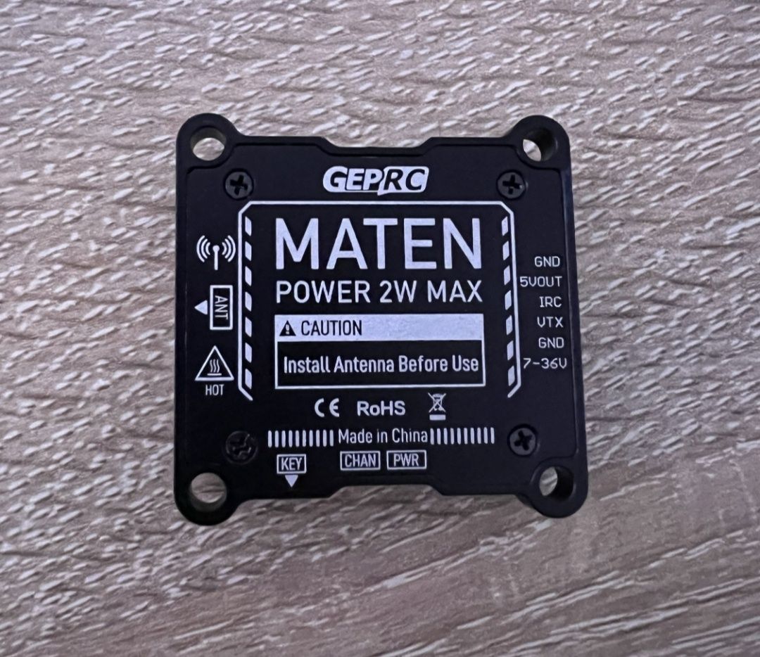 Відеопередавач GEPRC MATEN 1.2G 2W