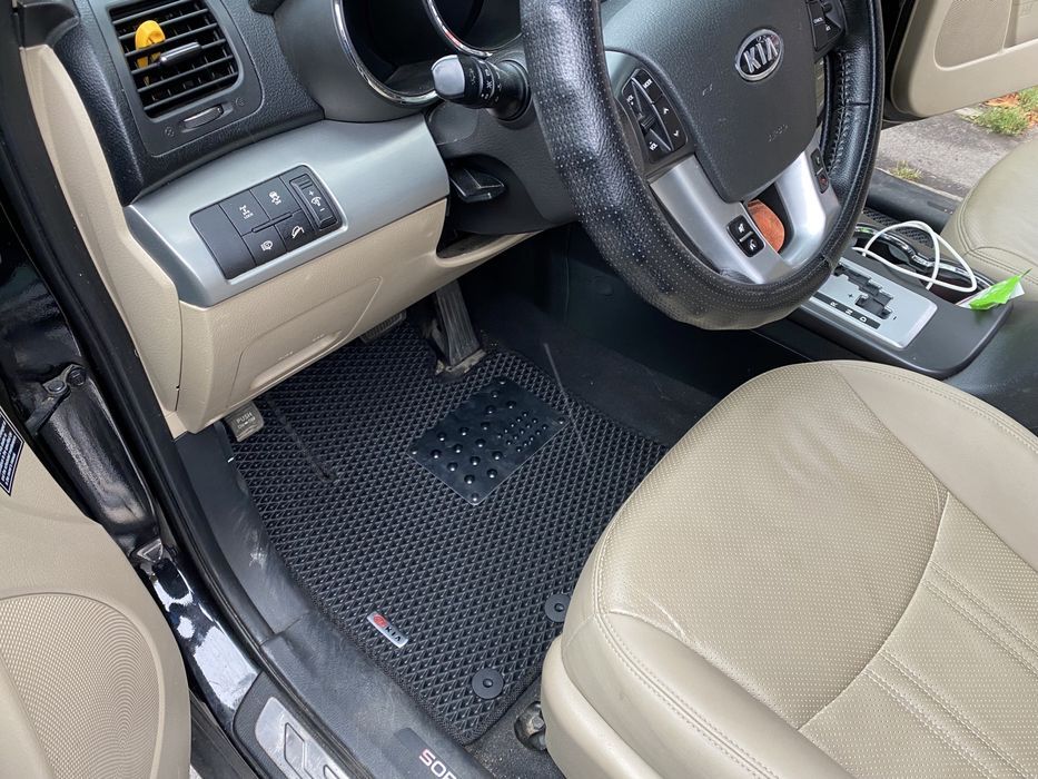 Коврики Kia sorento 2 2009-2014 ева єва eva поліки килими кіа соренто