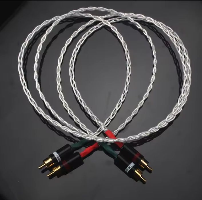 Xangsane 6N ОСС посріблений HiFi rcа кабель аудіокабель
