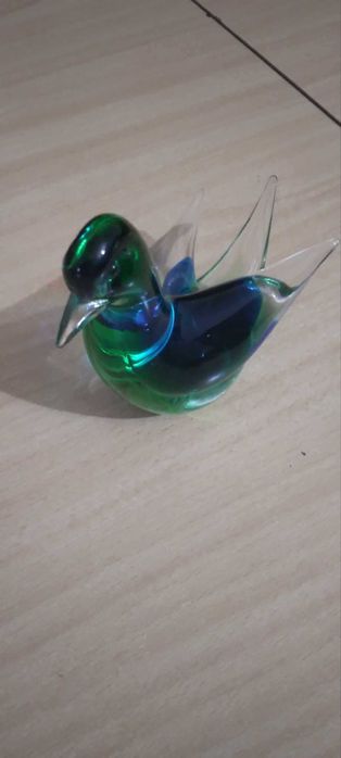 figurina Pomba em vidro de Murano