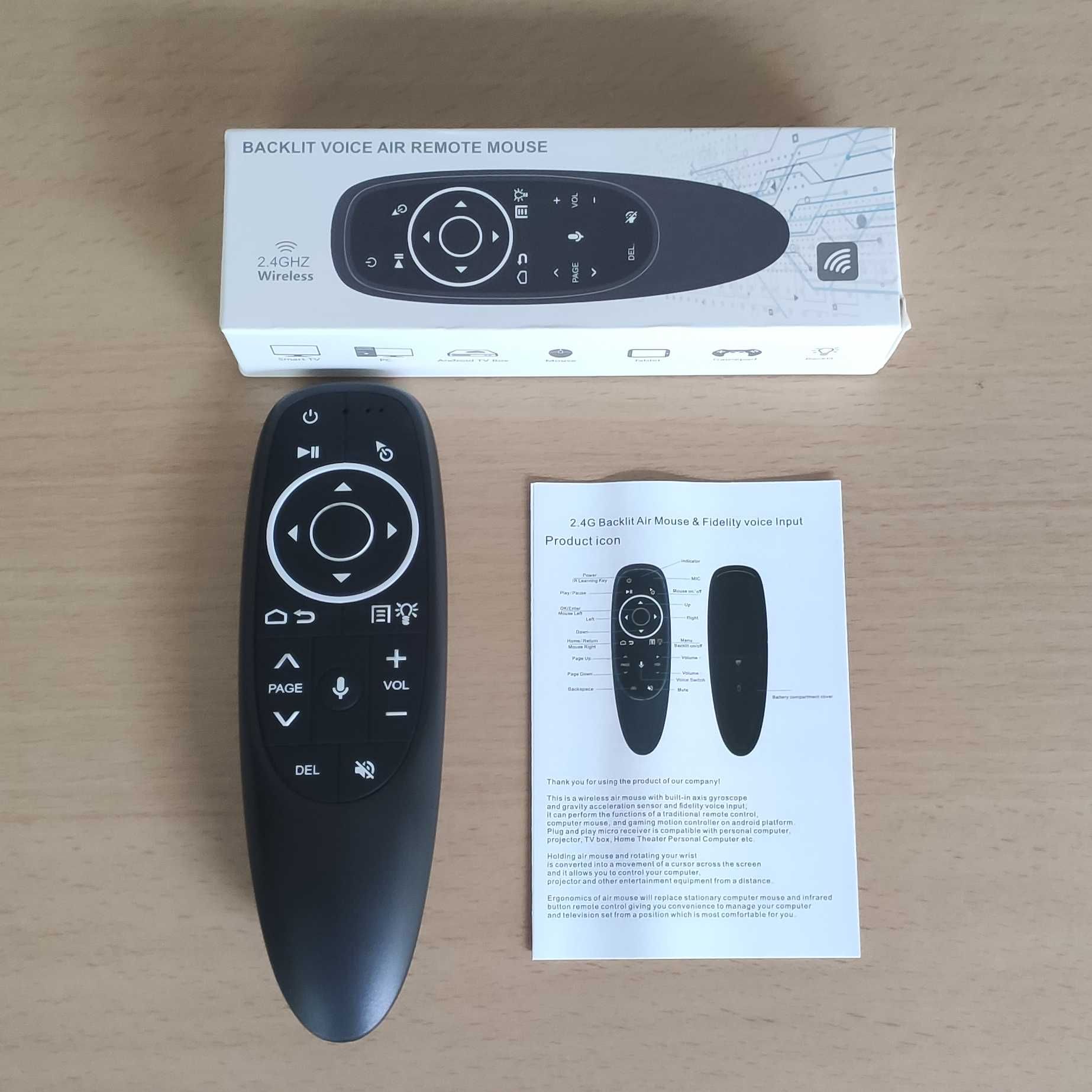 Comando Air Mouse G10S PRO Controlo Remoto