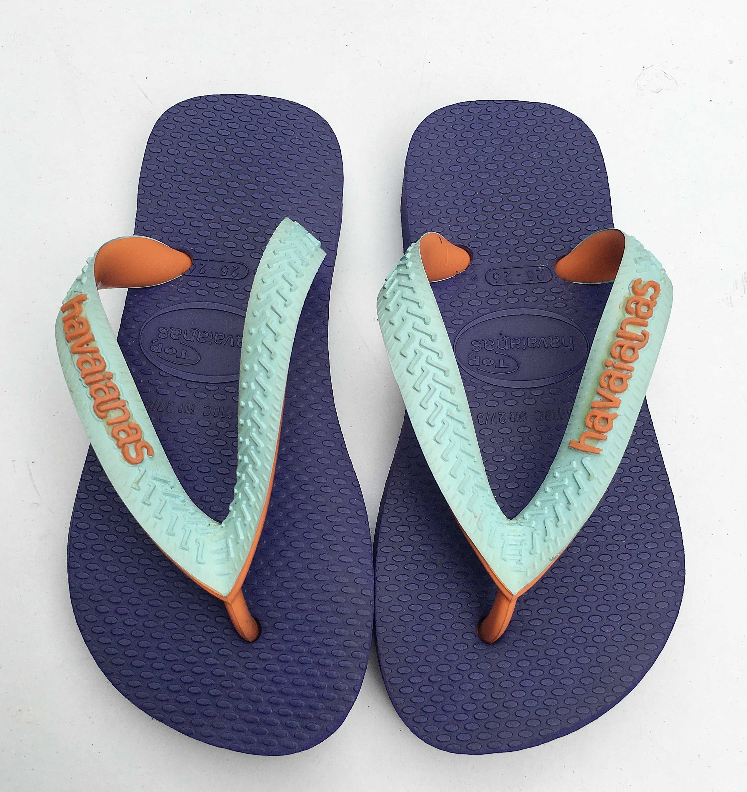 Japonki Klapki Havaianas 25 26 Fioletowe Letnie