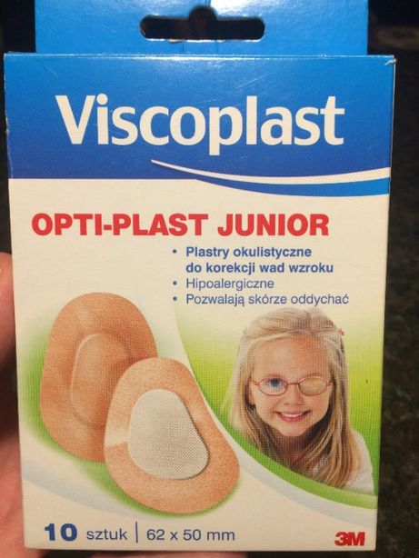 Plastry okulistyczne junior firmy Viscoplast