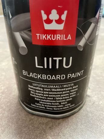 Farba do malowania tablic czarna liitu blackboard paint
