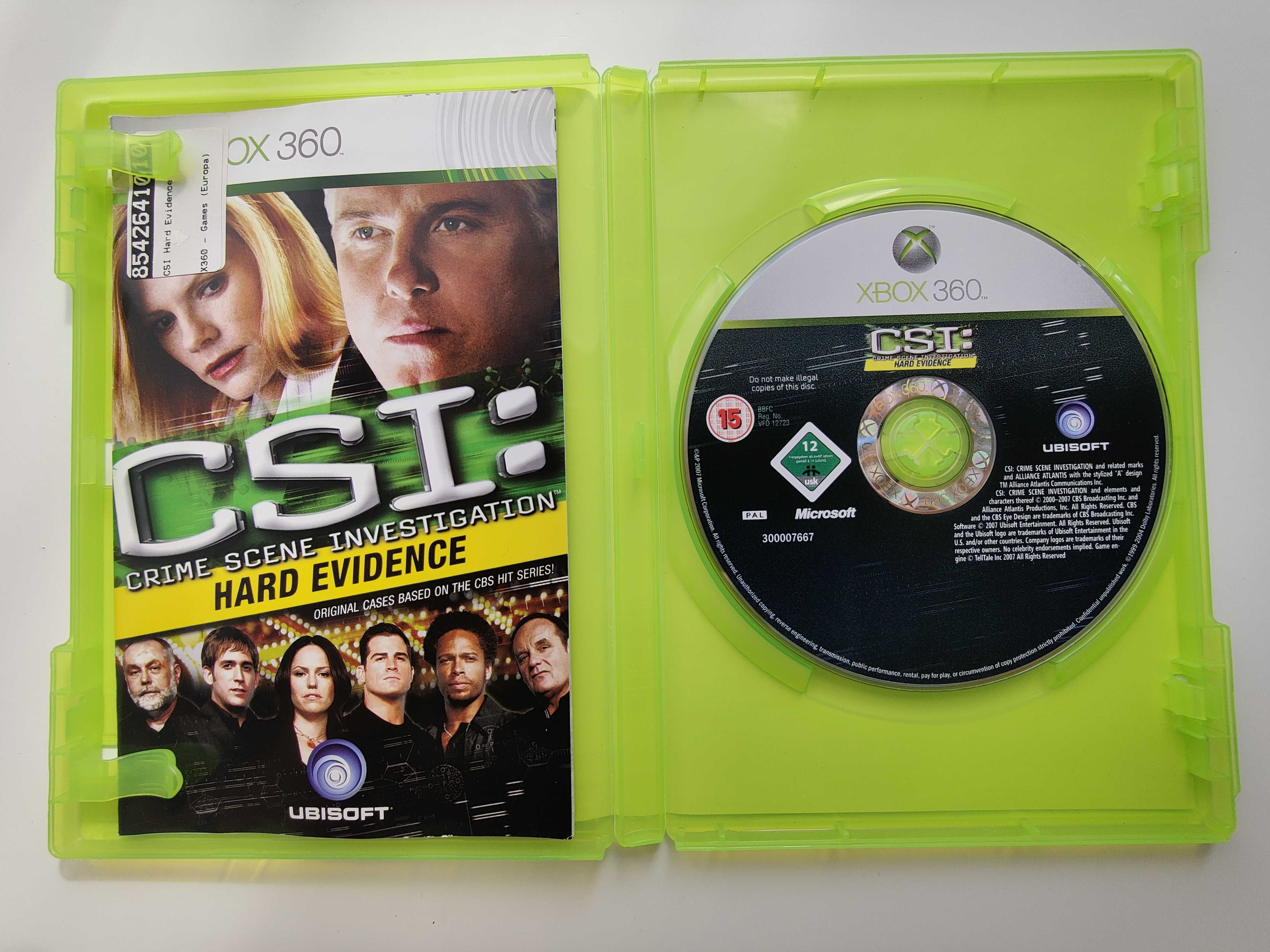 Gra Xbox360 / Xbox 360 -  CSI scene investigation hard evidence ( Ang)