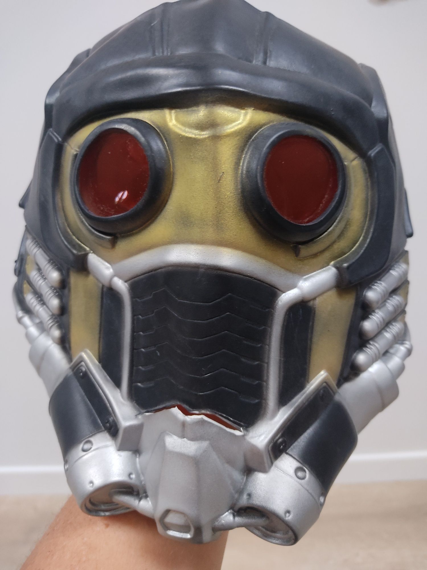 Maska starlorda Petera Quilla ze strażników galaktyki do cosplay