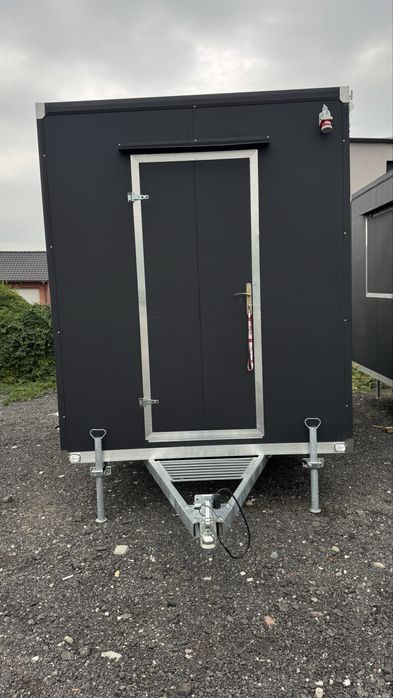 Przyczepa gastronomiczna 3,5m czarna 2025