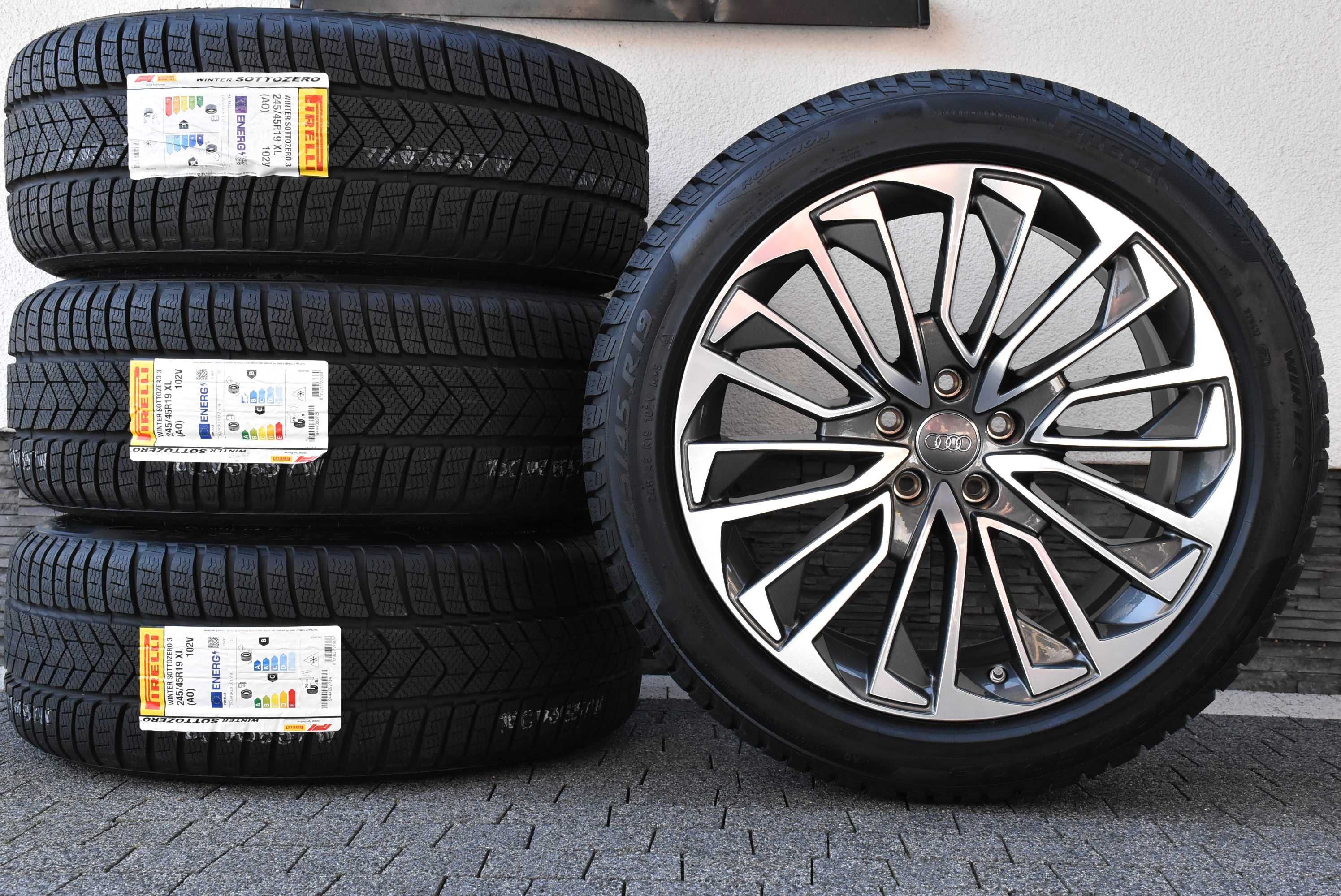 NOWE Koła zimowe OEM Audi A7 S7 4K8 19" NOWE Pirelli AO 2024r