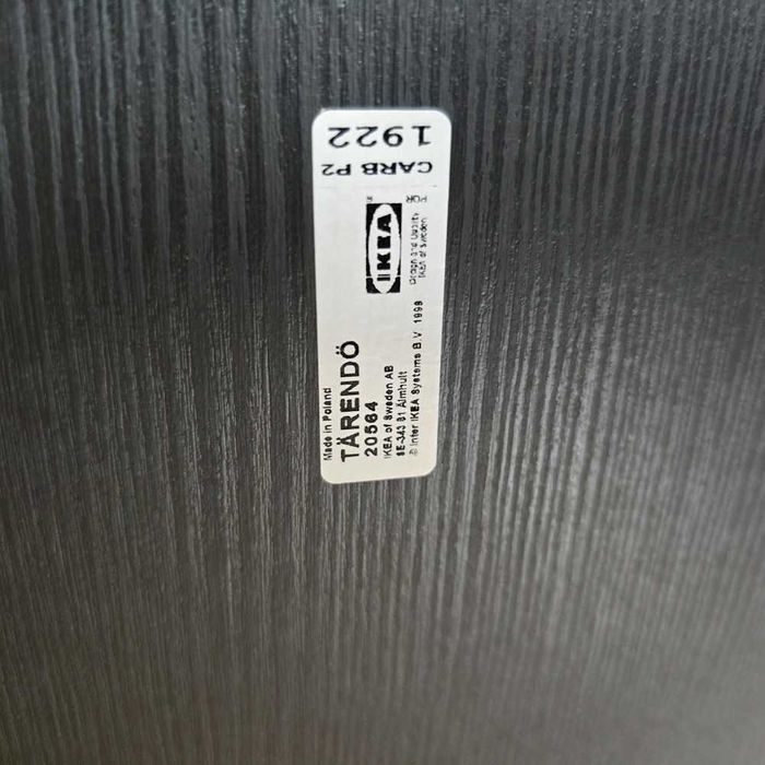 IKEA stół TARENDO + 1 krzesło IDOLF Czarne Dobry Stan