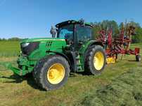 Ciagnik john deere 6150r tuz wom stan bdb