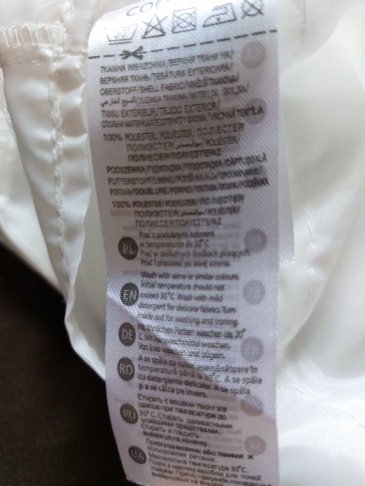 Śliczna biało-kremowa sukienka do chrztu 68 +gratisy