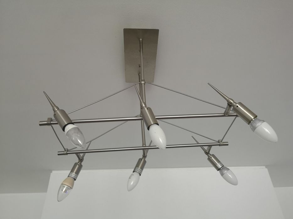 Candeeiro teto para 6 lâmpadas