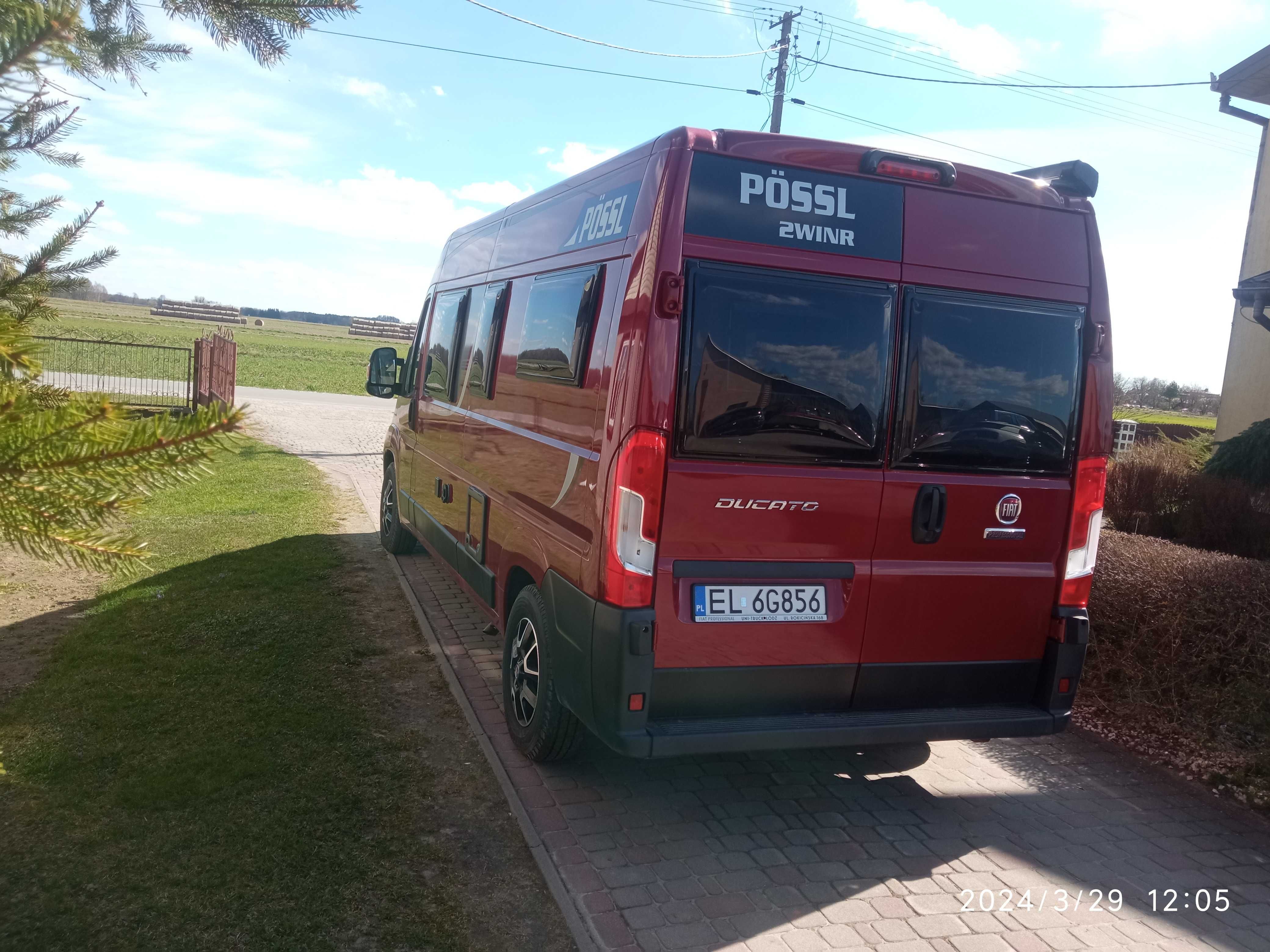 Kamper Fiat Ducato 2018r 2.3 JTD 130 KM