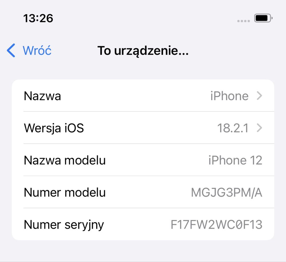 Apple Iphone 12 | 256 GB | Czarny