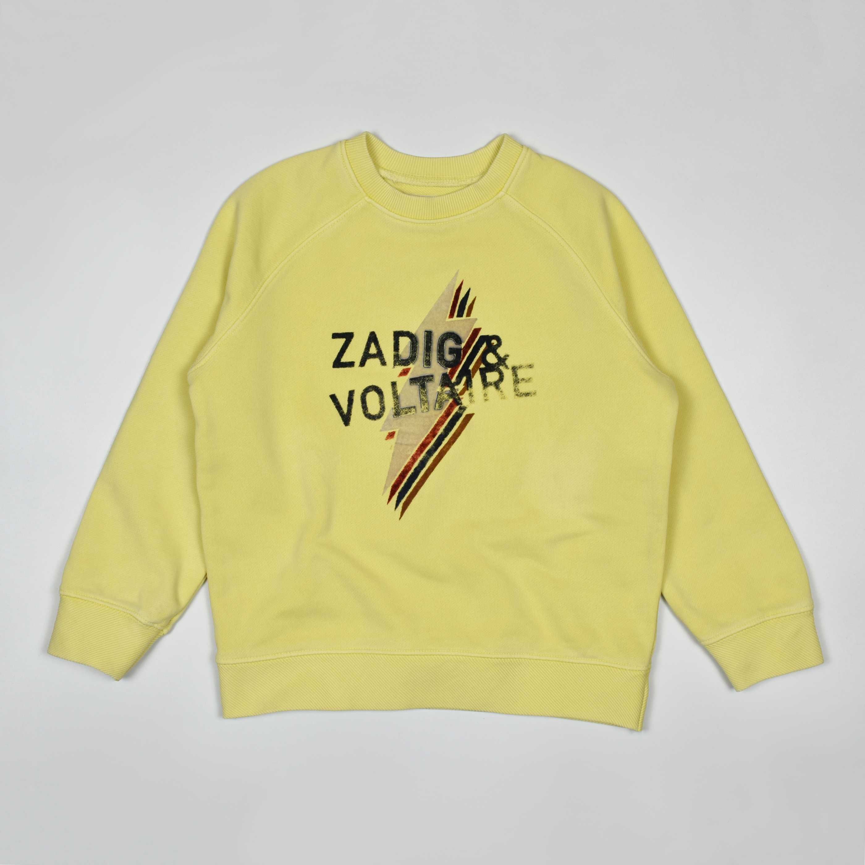 ZADIG & VOLTAIRE 5 років світшот кофта реглан светр жовтий